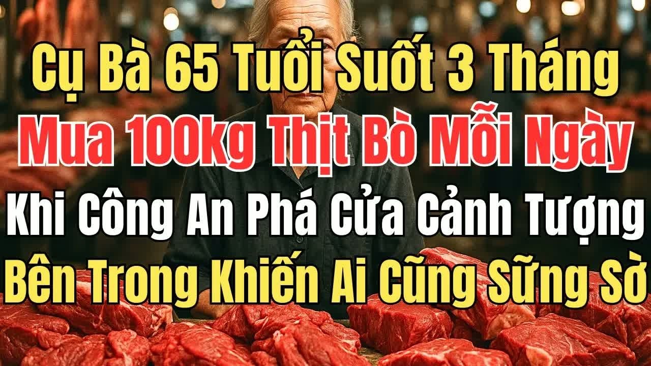 Cụ bà 65 tuổi vừa nhận lương hưu 3 tháng đã bị công an phá cửa nhà, vị trung úy bước vào rồi sững s