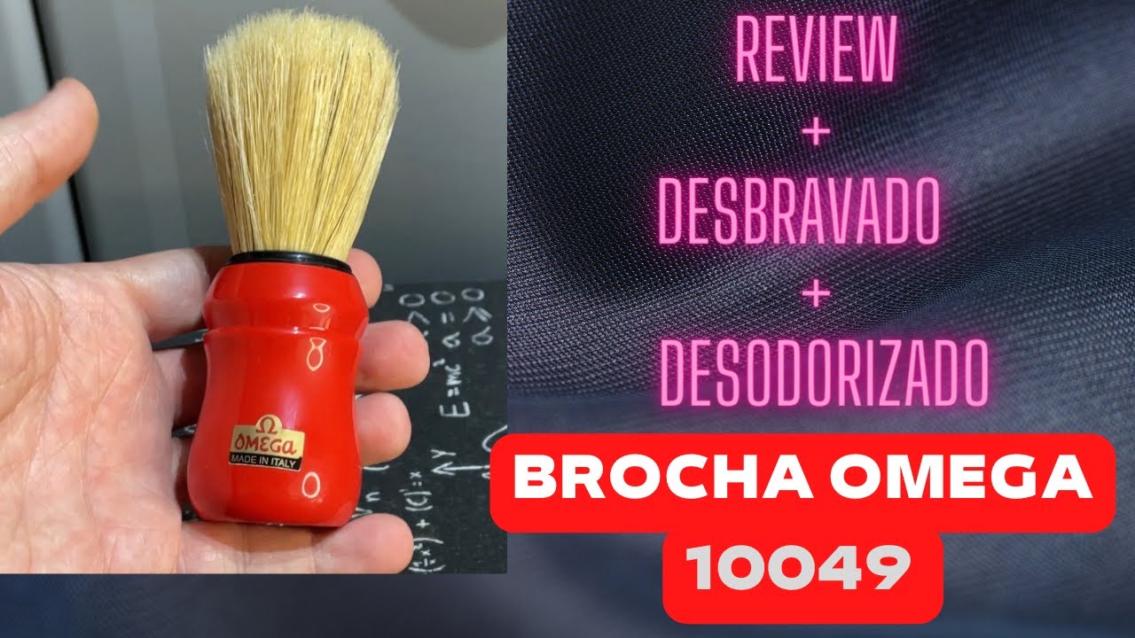 BROCHA CERDA OMEGA 10049 + DESBRAVADO + DESODORIZADO