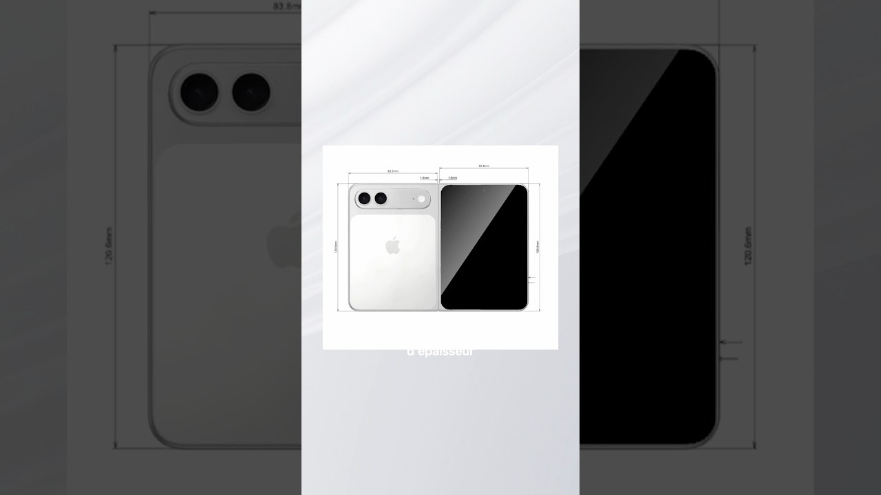 iPhone Pliant : son design confirmé ! 🔥