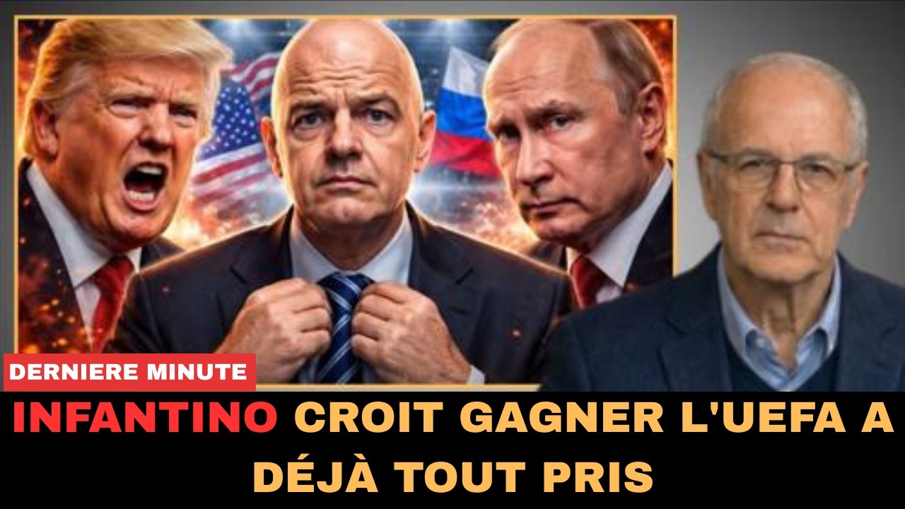 Pressions croisées : Infantino face au dossier brûlant Trump–Russie avant l’UEFA #Infantino #UEFA
