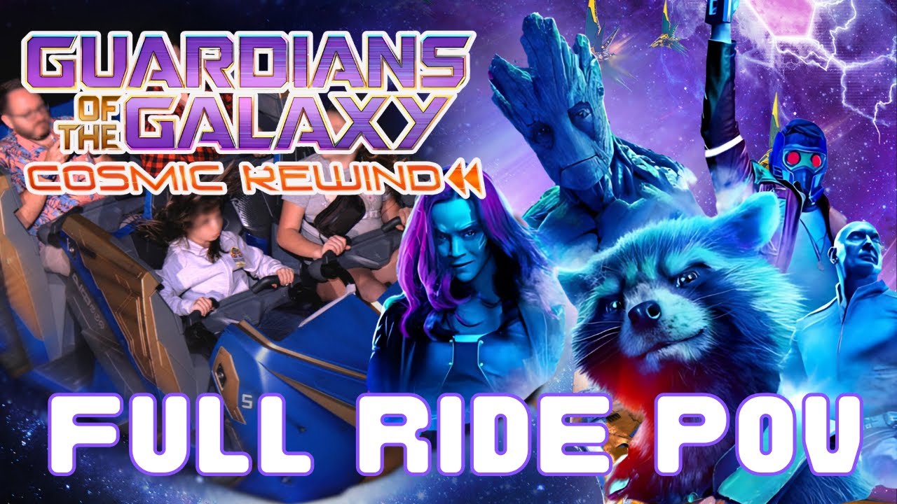 Guardians of the Galaxy Cosmic Rewind | Full Ride POV 4K | EPCOT Disney World 2025