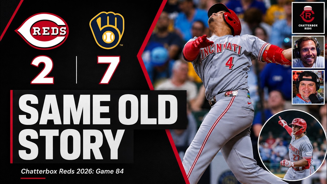 Cincinnati Reds at Milwaukee Brewers LIVE MLB Postgame Show Stream Chatterbox | Recap Highlights