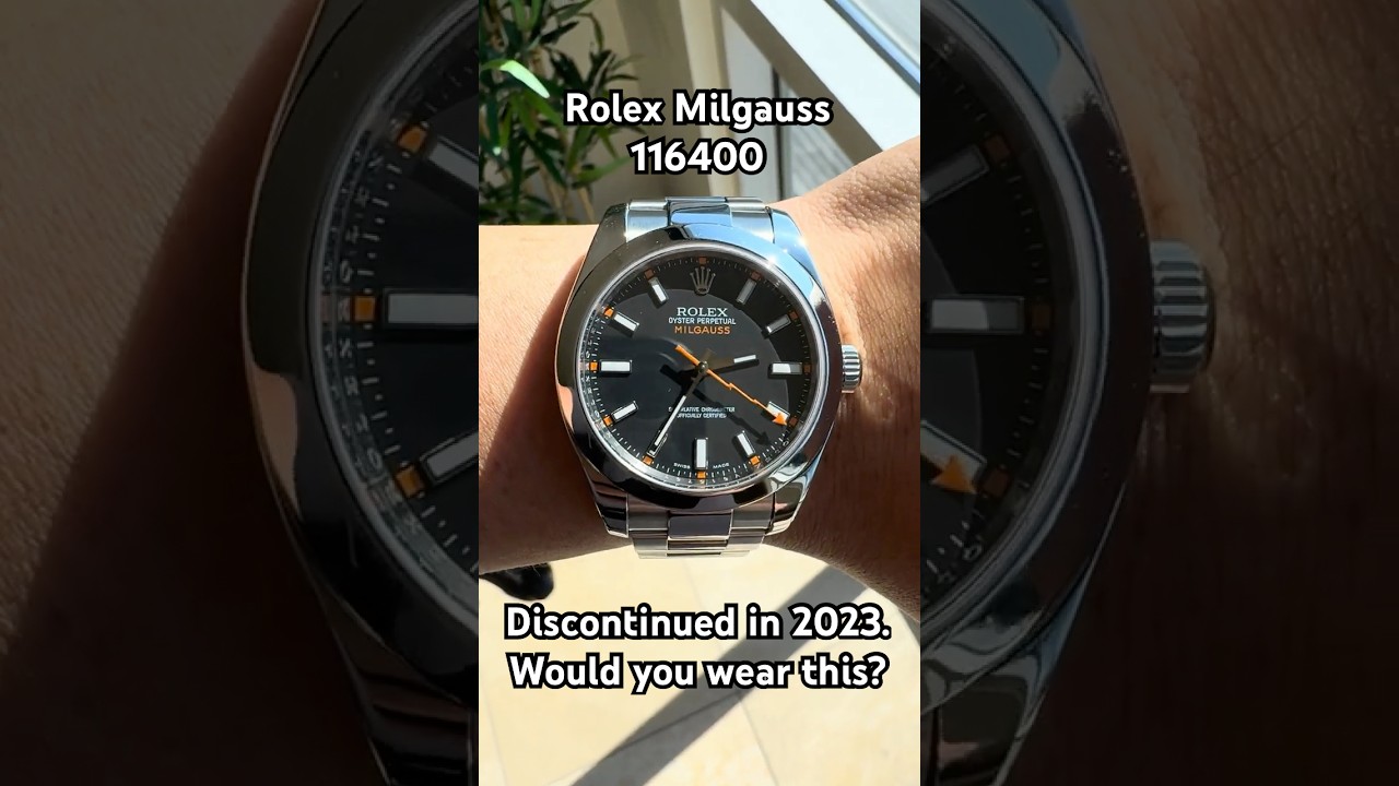 Rolex Milgauss Black Dial 116400 