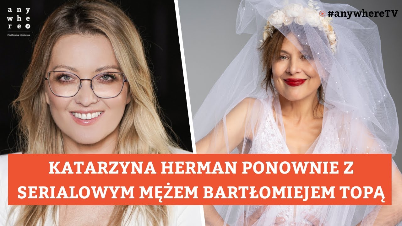 Katarzyna Herman ponownie z serialowym mężem Bartłomiejem Topą