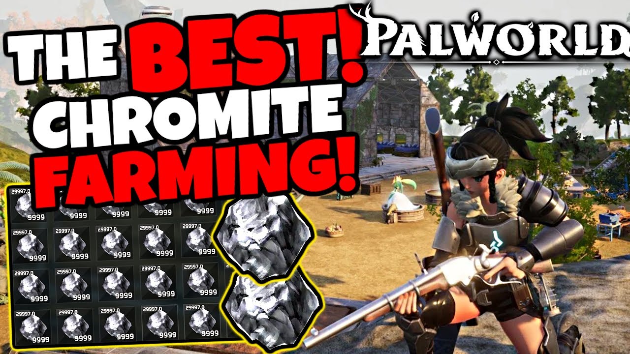 The Best CHROMITE Farming Locations in Palworld!
