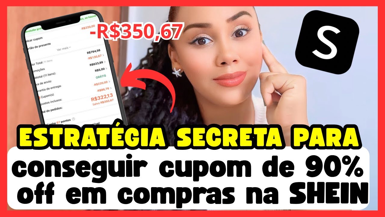CUPONS SHEIN ATIVOS EM 2026 | DESCONTOS DE 15% AT&Eacute; 90% 💸 🔥
