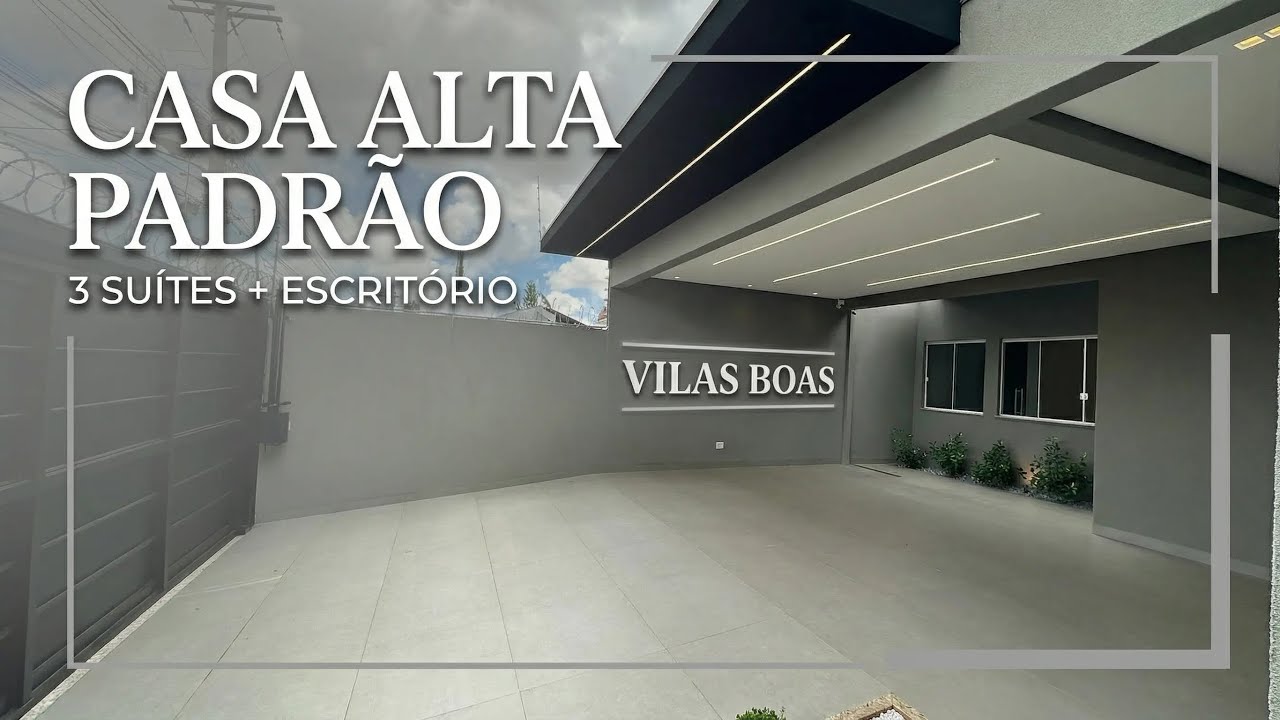 CASA ALTO PADRÃO COM 3 SUÍTES + ESCRITÓRIO + 4 AR CONDICIONADO - CAMPO GRANDE - MS