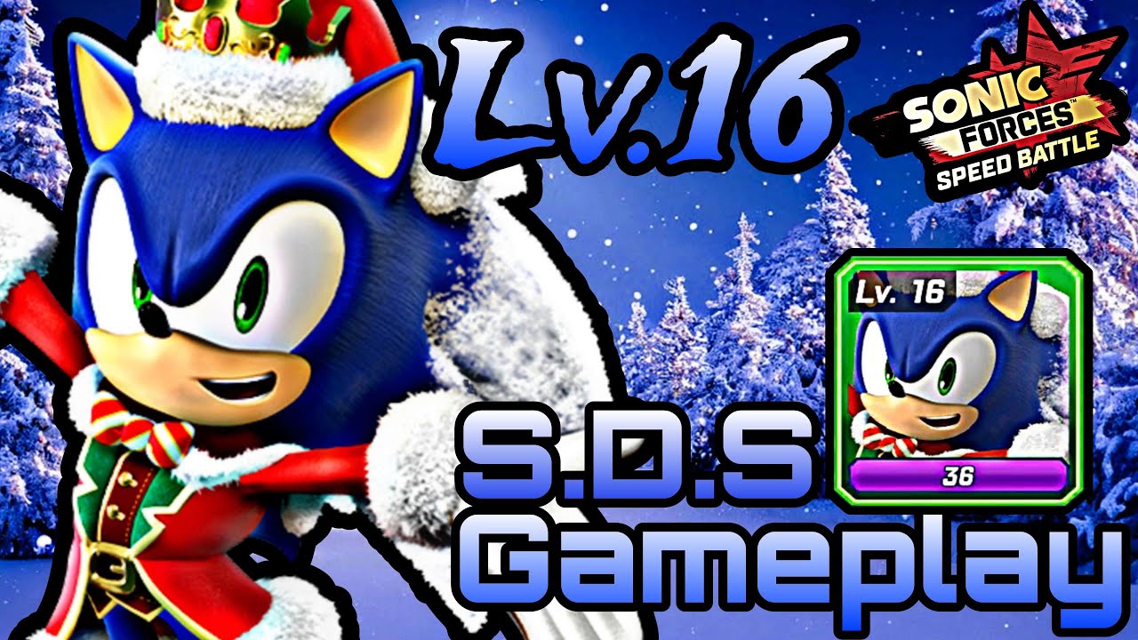 Sonic Forces Speed Battle 🌀⛄️ Snowdrift Sonic ⛄️🌀 Gameplay