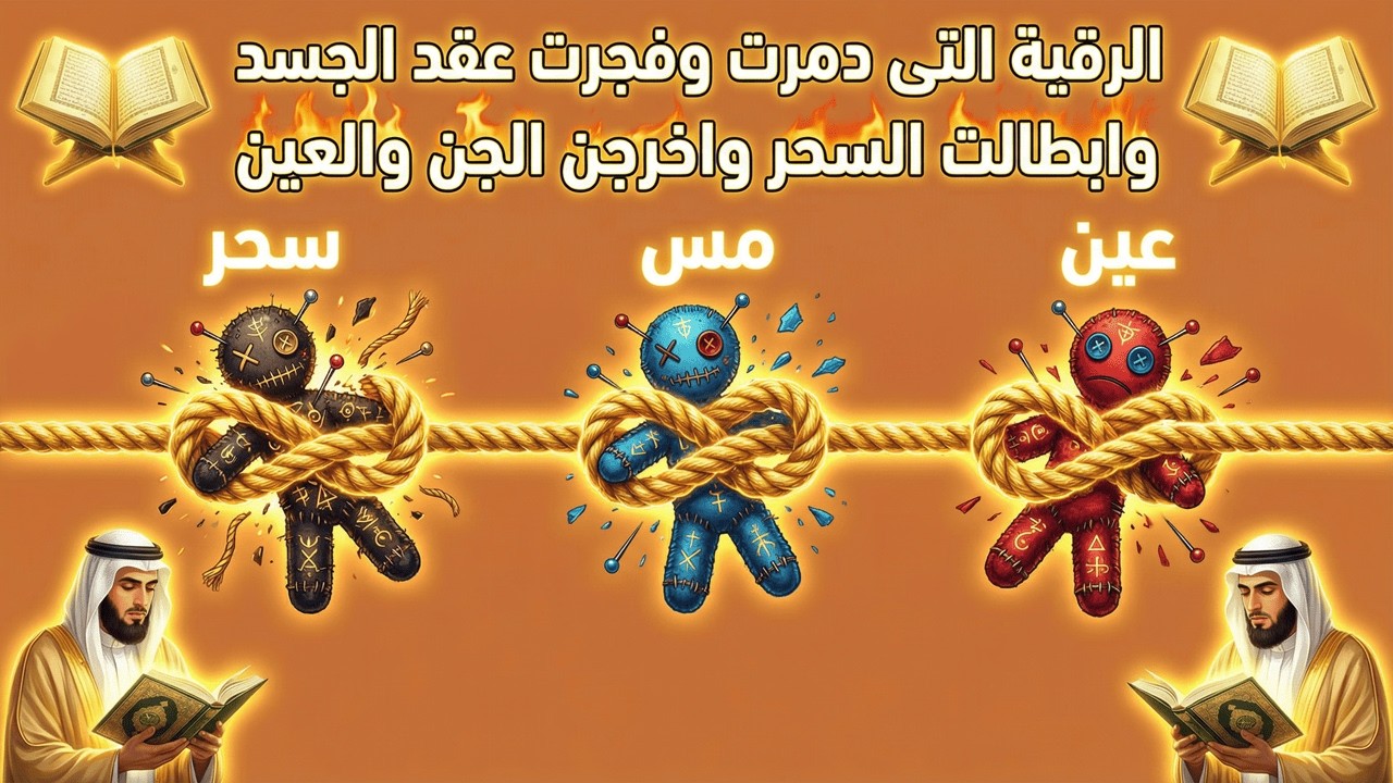 مباشر الآن رقية شرعية نارية لإبطال السحر والعين الحسد وخروج الجن والمس تفجير العقد القديمة بإذن الله