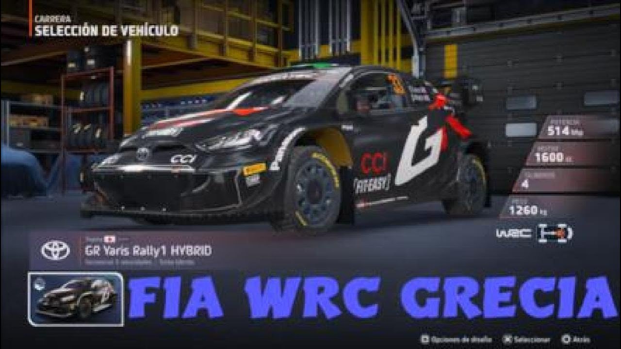 WRC24 FIA WRC RALLY ACROPOLIS PRIMERA MANGA ETAPA 1-9 EPTALOFOS GR YARIS RALLY 1 HYBRID
