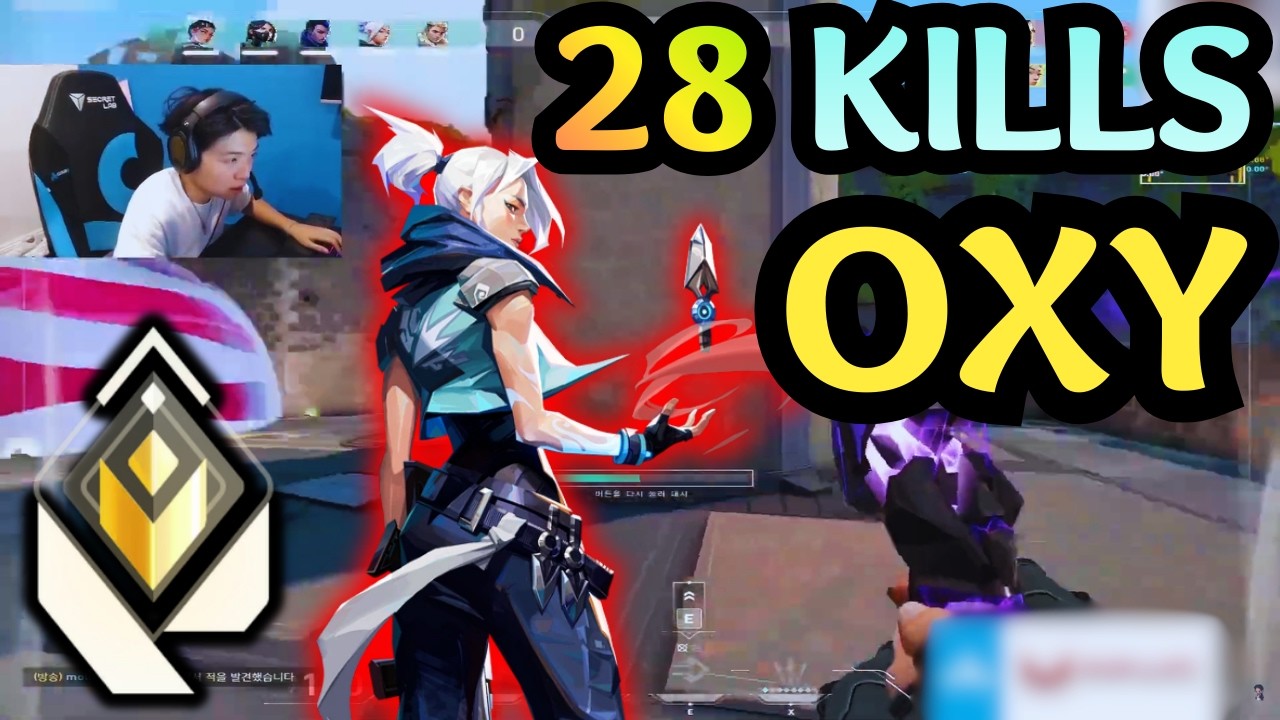 🔥 Crazy OXY JETT 28 KILLS — Breeze Map Carry 🔥 | Valorant VOD