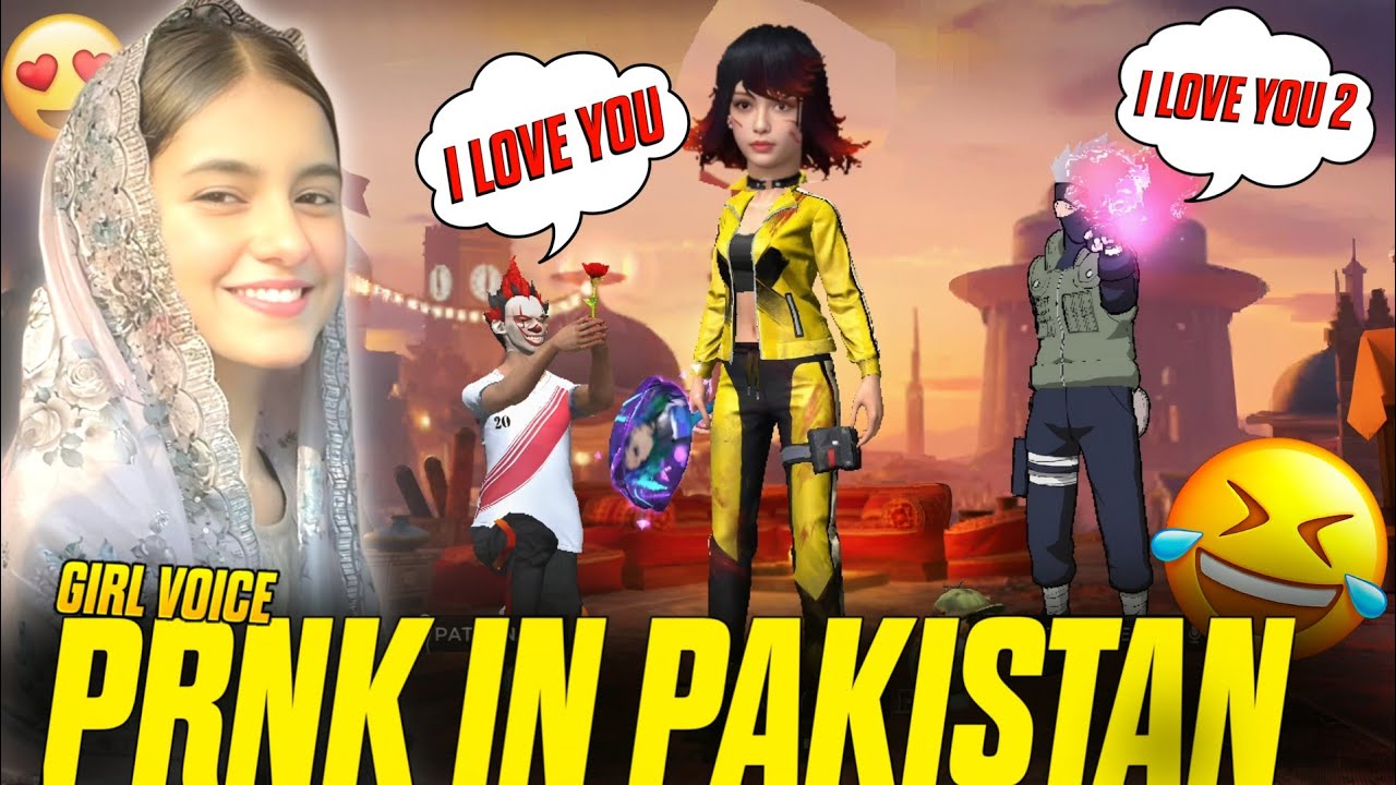 Girl voice prank in Pakistan 🤣 || Girl voice prank on randoms player funny video prank 🤣