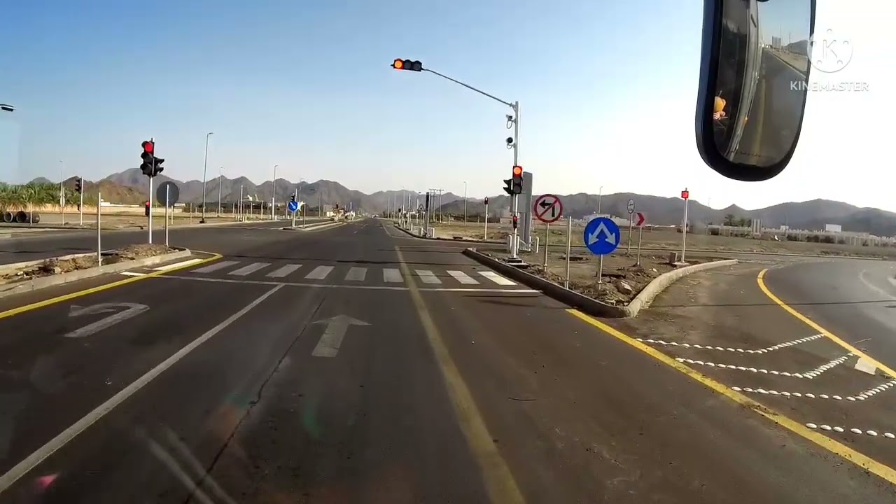 DRIVING IN MEDINA ROAD TO JABAL MAGNET