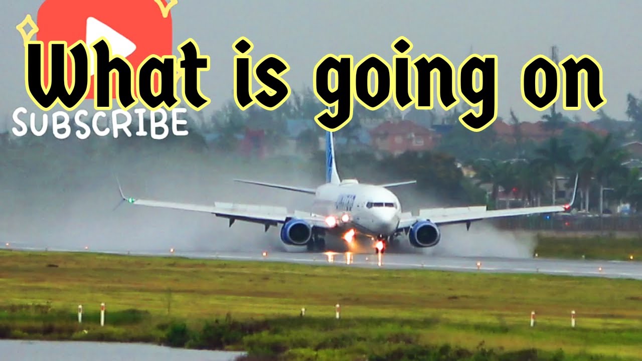 Airplane Spotting Jamaica 🇯🇲 wet day ⛈️
