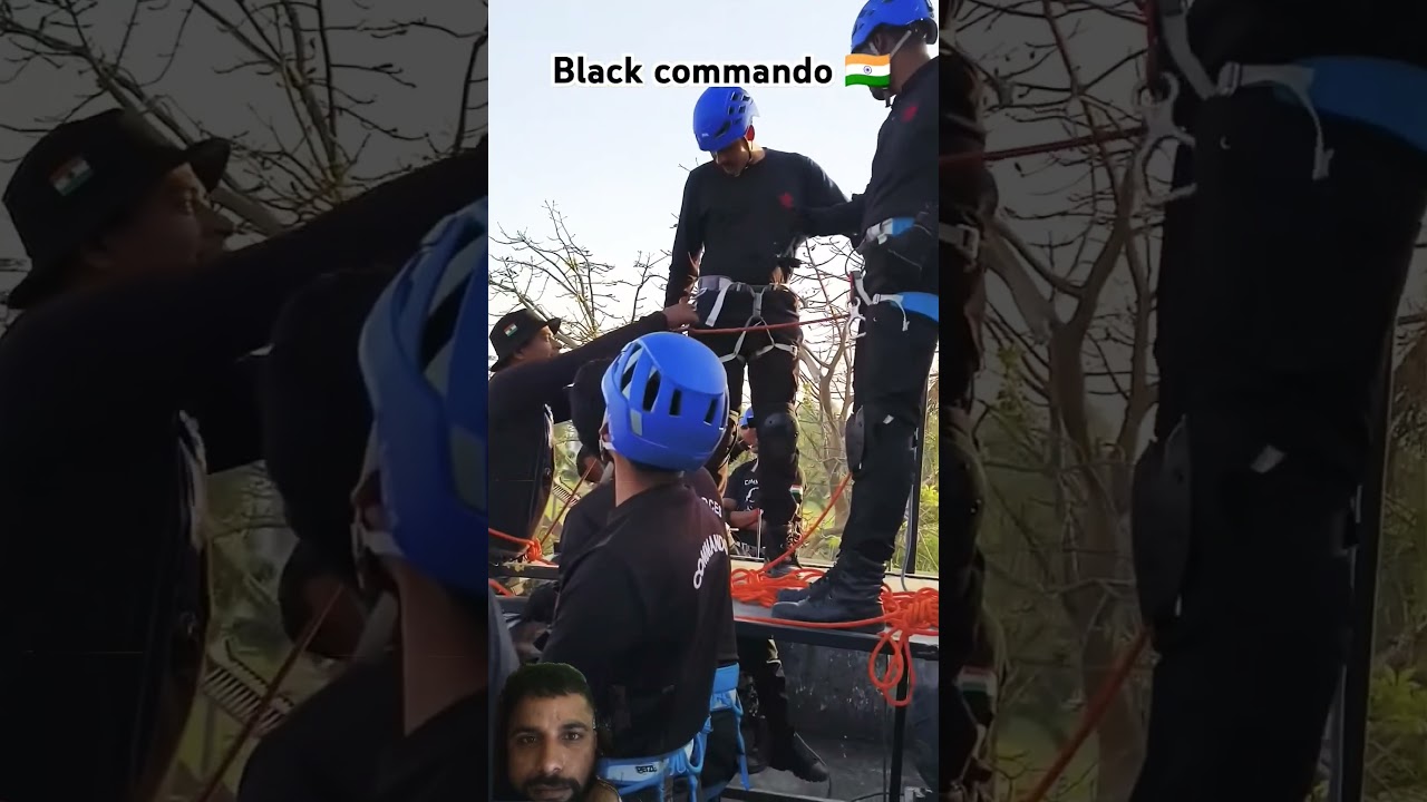 NSG Black Commando × Skeleton Form 😱⚔️ | Deadly Look | Elite Force Power”---