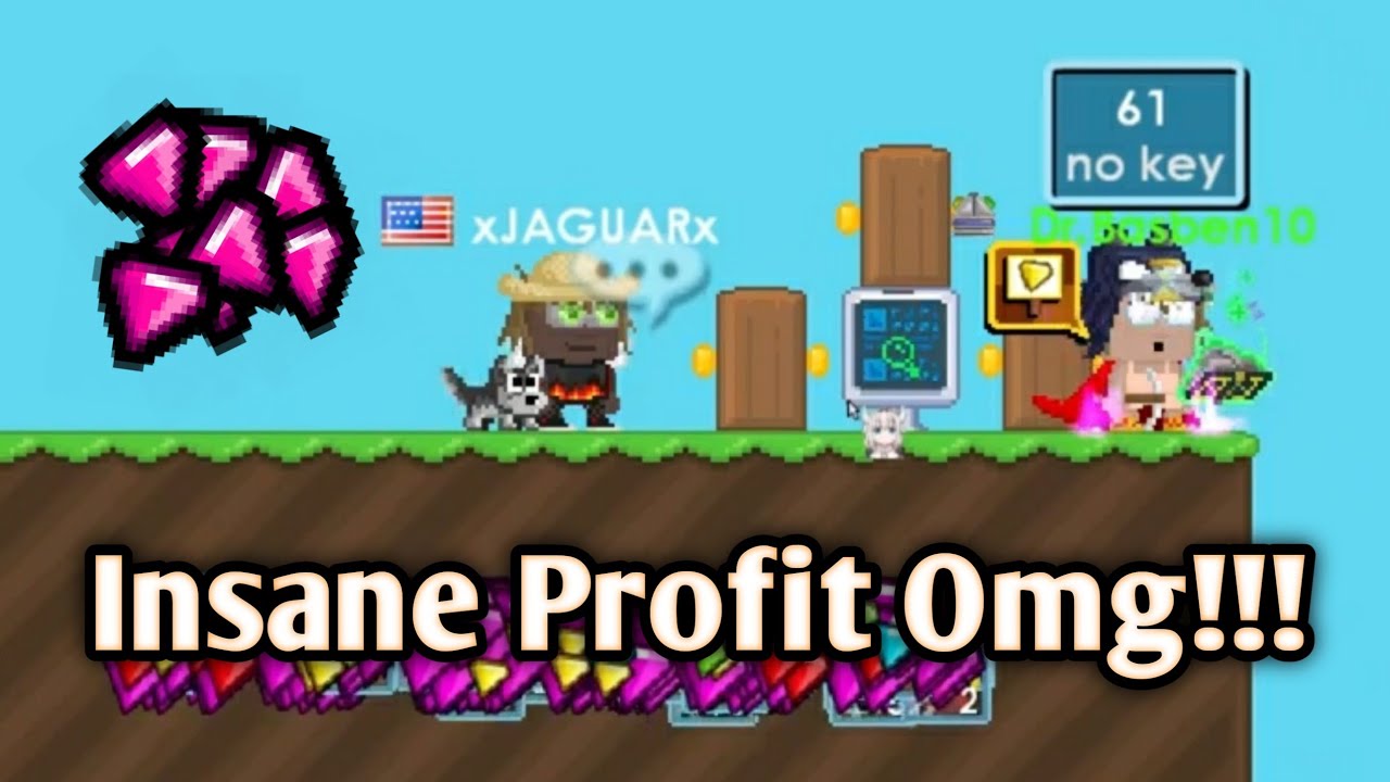 Insane Profit By Selling Gems! Omg! (Gems Rising Now!) | Growtopia