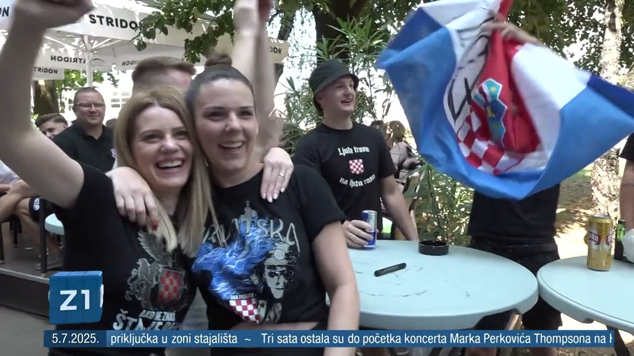 ZIP - 5.7.2025. - SREDIŠNJE VIJESTI Z1 TELEVIZIJE