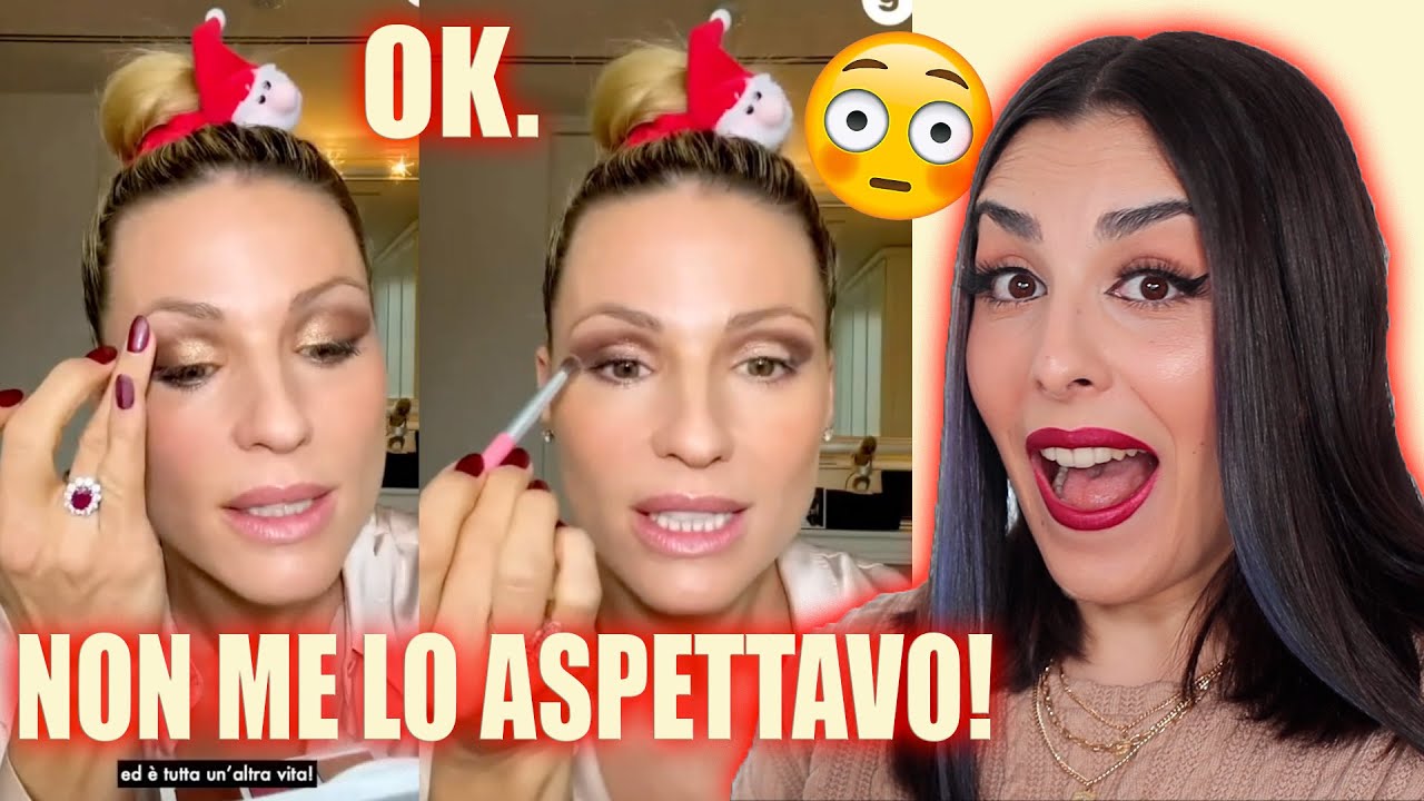 TRUCCATRICE REAGISCE AL TUTORIAL DI MICHELLE HUNZIKER || AMBRAJESS