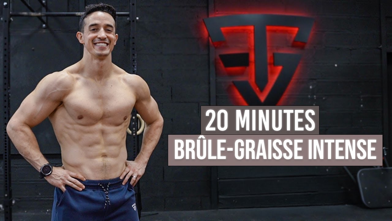 20 min cardio brûle-graisse intense !! (entrainement à la maison complet)