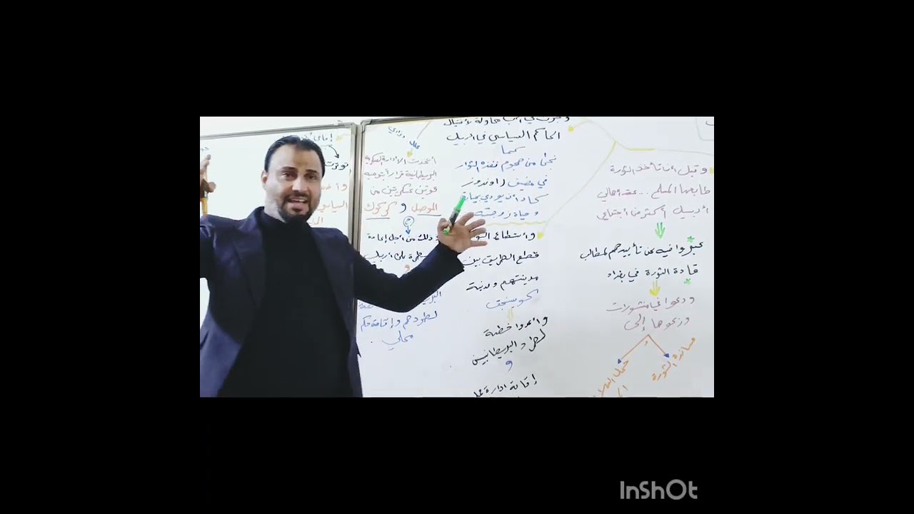 دور الشعب الكوردي في ثورة العشرين بطريقة أ. محمد الربيعيسسادس أدبي