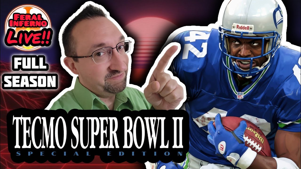 Tecmo Super Bowl II: Special Edition (SNES) - Full Playthrough - FeralInferno Live!!