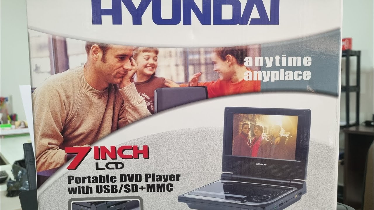UNBOXING: DVD PLAYER PORTÁTIL HYUNDAI HY-9921