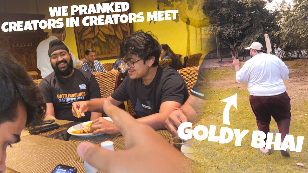 Day -2 at Creator's Meet 2k21 | A Little Prank on creators