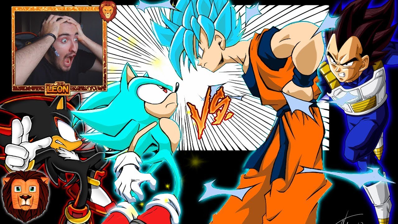 SONIC VS DRAGON BALL *MUY EPICO* LA BATALLA DEFINITIVA 😱 | VIDEOREACCION ANIMACION LEON PICARON