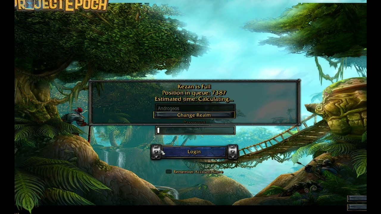 The good old days, Project epoch launch moment queue