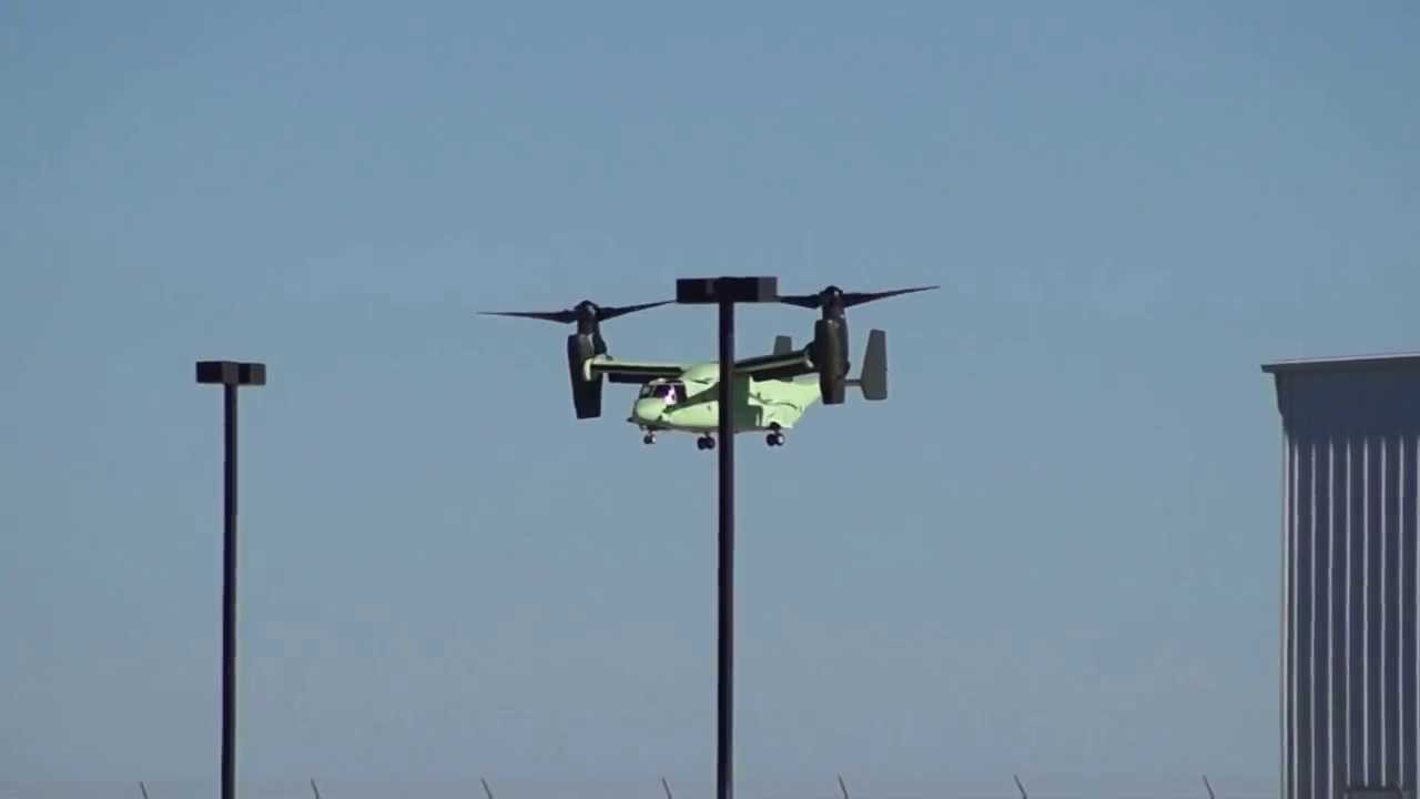 HMX-1 Presidential V-22 During Flight Testing in Amarillo