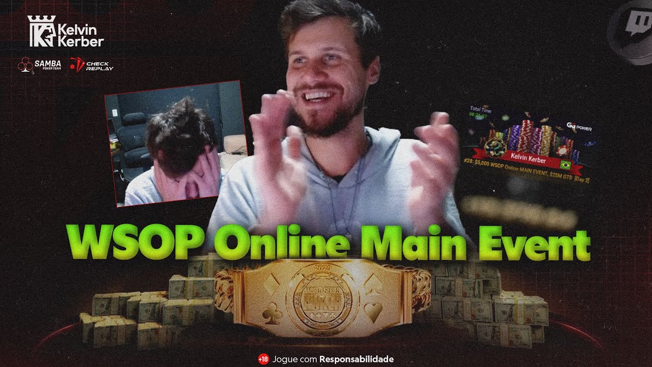 WSOP Online Main Event - Melhores Momentos 41 | Kelvin Kerber Poker