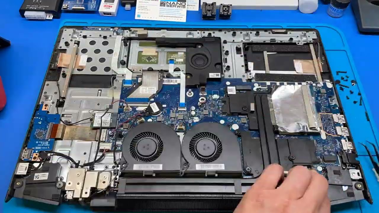 NAPRAWIAM..🔥MAŁY WIELKI PROBLEM.... 😱LENOVO IDEAPAD Y700-17ISK NAPRAWA LAPTOPA #nanoserwis