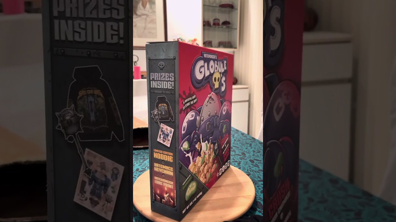 Flashgitz SPACE KING Cereal box content video.