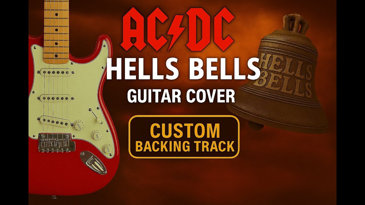 ⚡AC/DC – Hells Bells | Guitar Cover (w/ Backing Track)