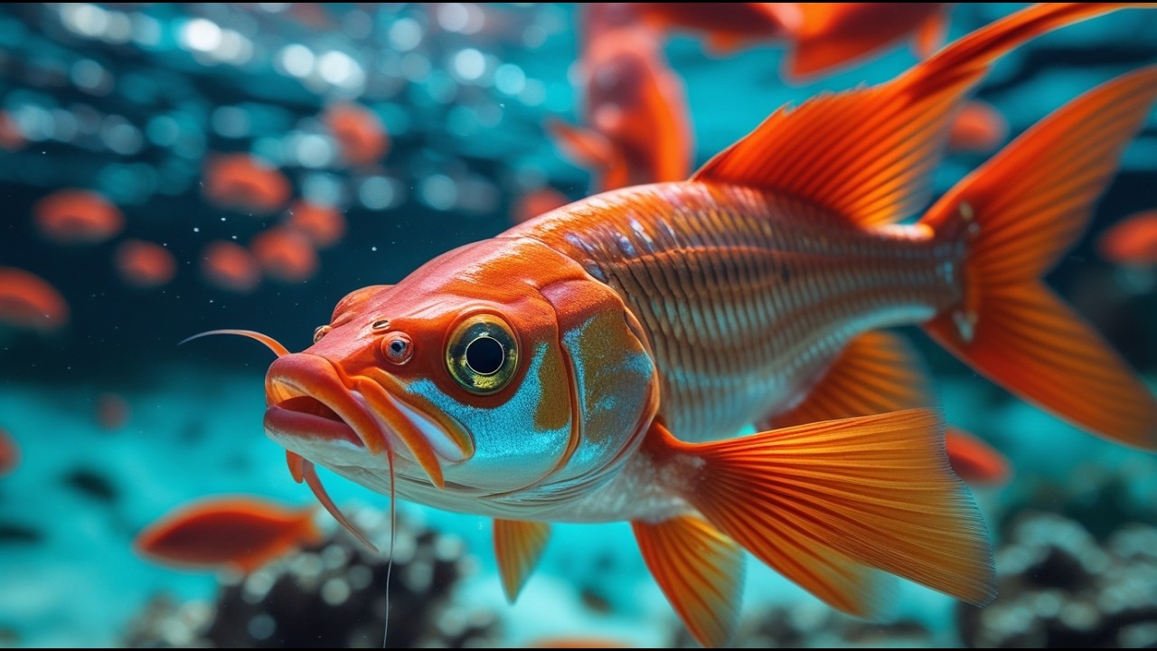 Ocean Waves & Tropical Underwater Life | Deep Calm Music for Sleep, Meditation & Focus