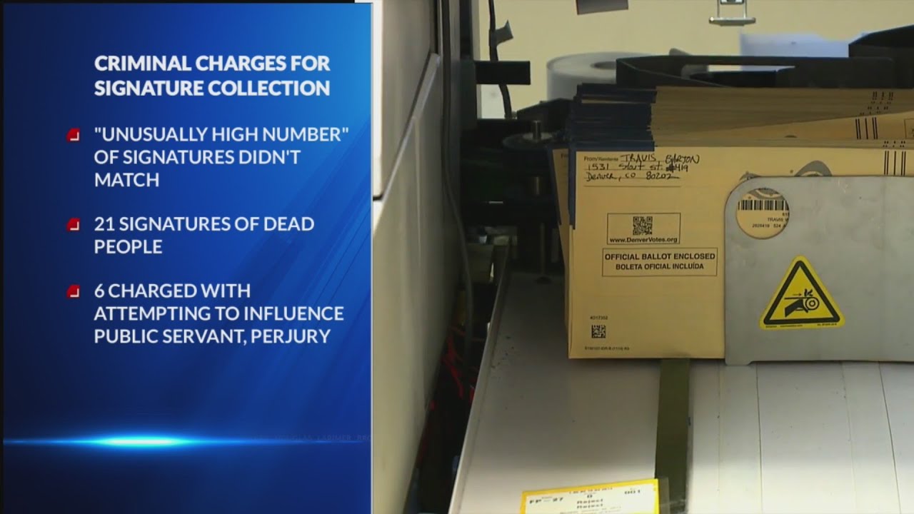 6 people charged related to election petition signature gathering