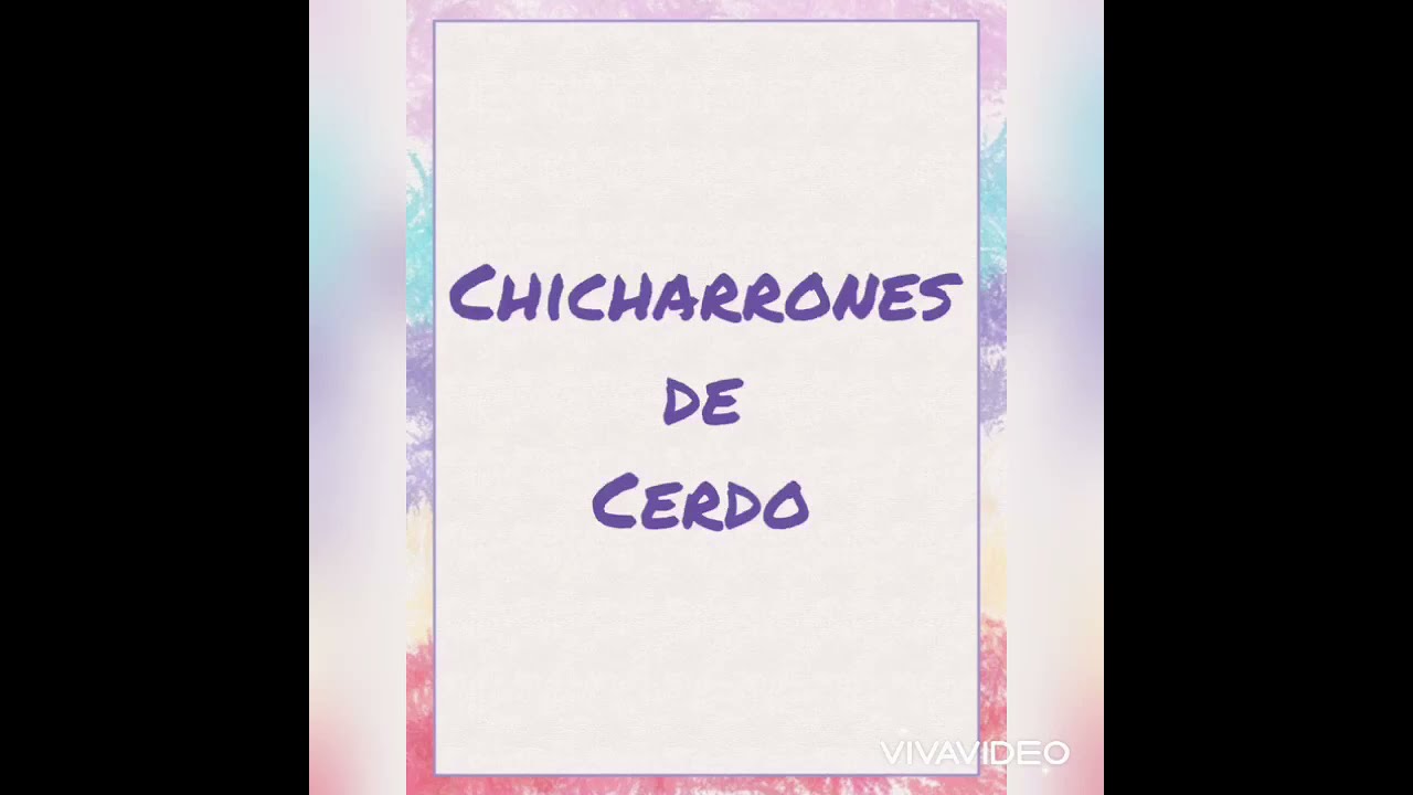 Chicharrones de posta y nuca de cerdo