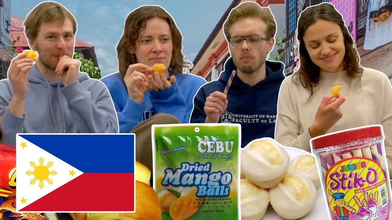 Canadians Surprised by Filipino Snacks from a Tindahan.