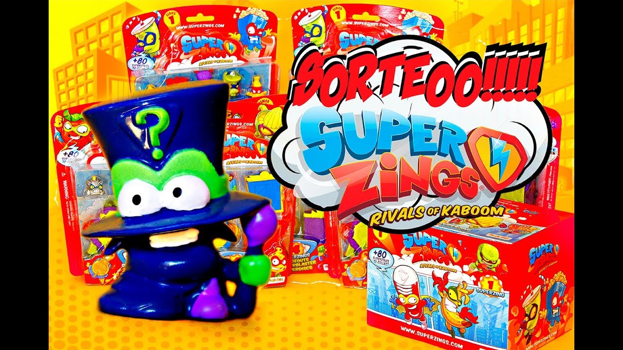 SuperZings unboxing playset - Mi coleccion completa - SORTEO ENIGMA- Truco ultra raros - Superzings