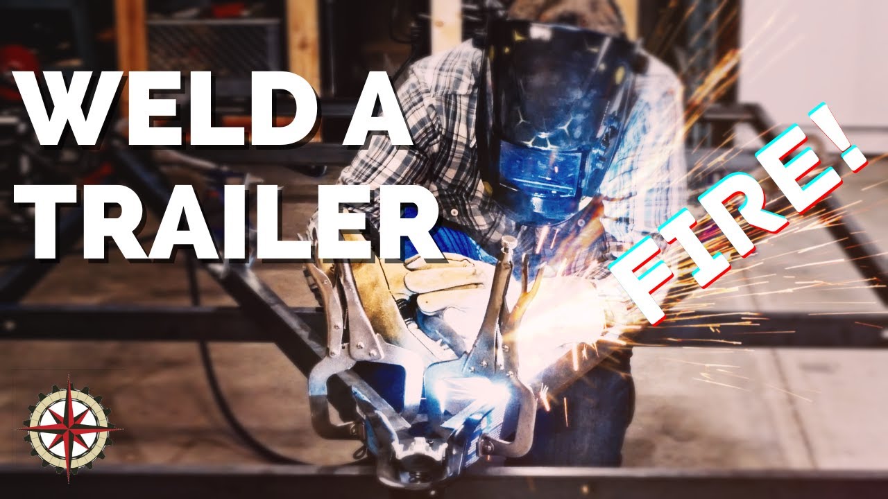 WELDING UP A Teardrop Trailer Frame | Fabrication