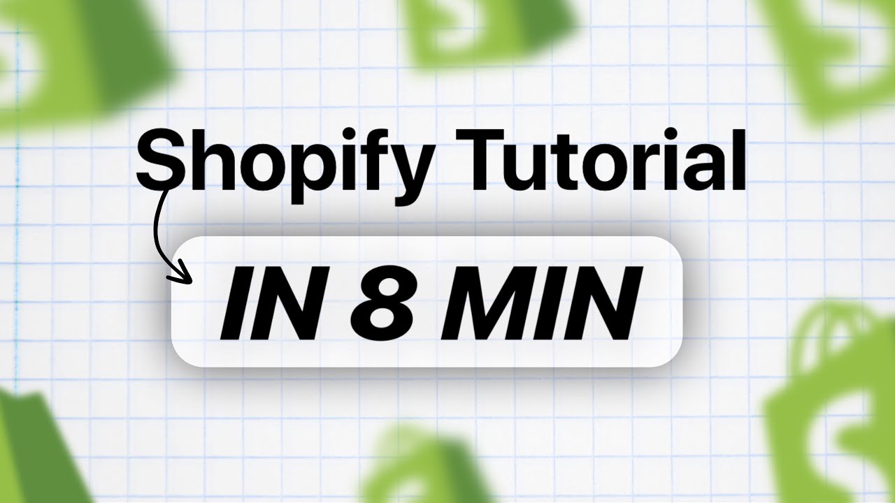 How To Set up Your Shopify Store in 8 Minutes (Step by Step)