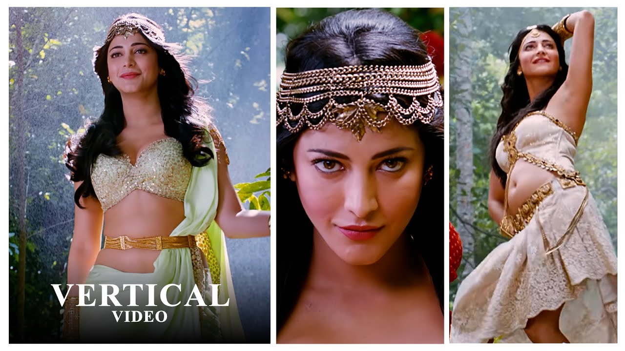 Shruti Haasan | Yaendi Yaendi | Vertical Video | Puli | Info | UHD | White | Actress Version