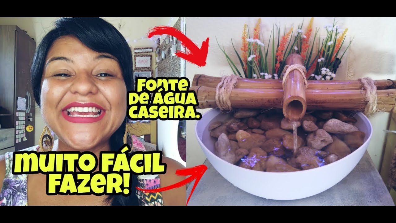 COMO FAZER UMA FONTE DE ÁGUA CASEIRA DE MODO FÁCIL?