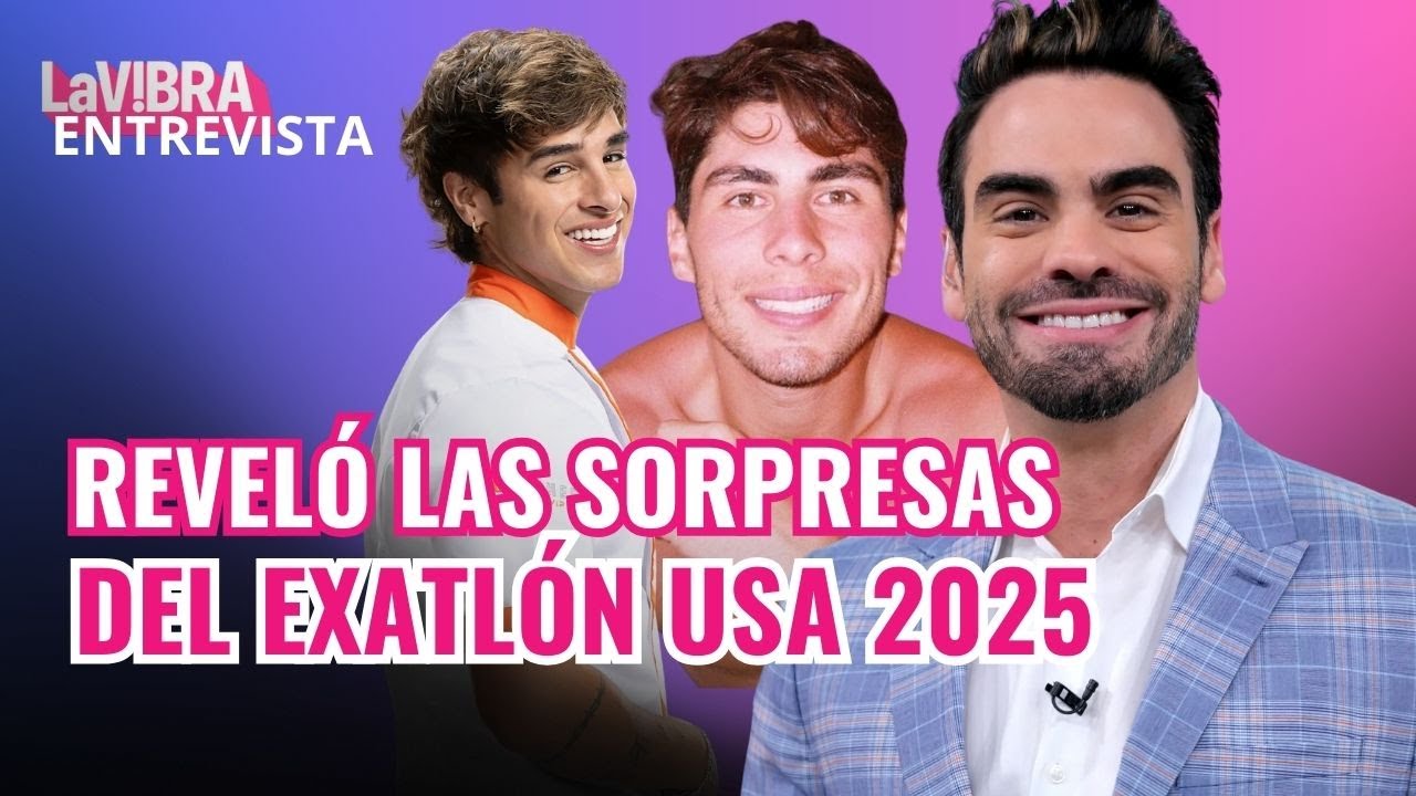 ¡El hijo de Chayanne llega a Exatlón! Frederik Oldenburg cuenta todo / La Vibra