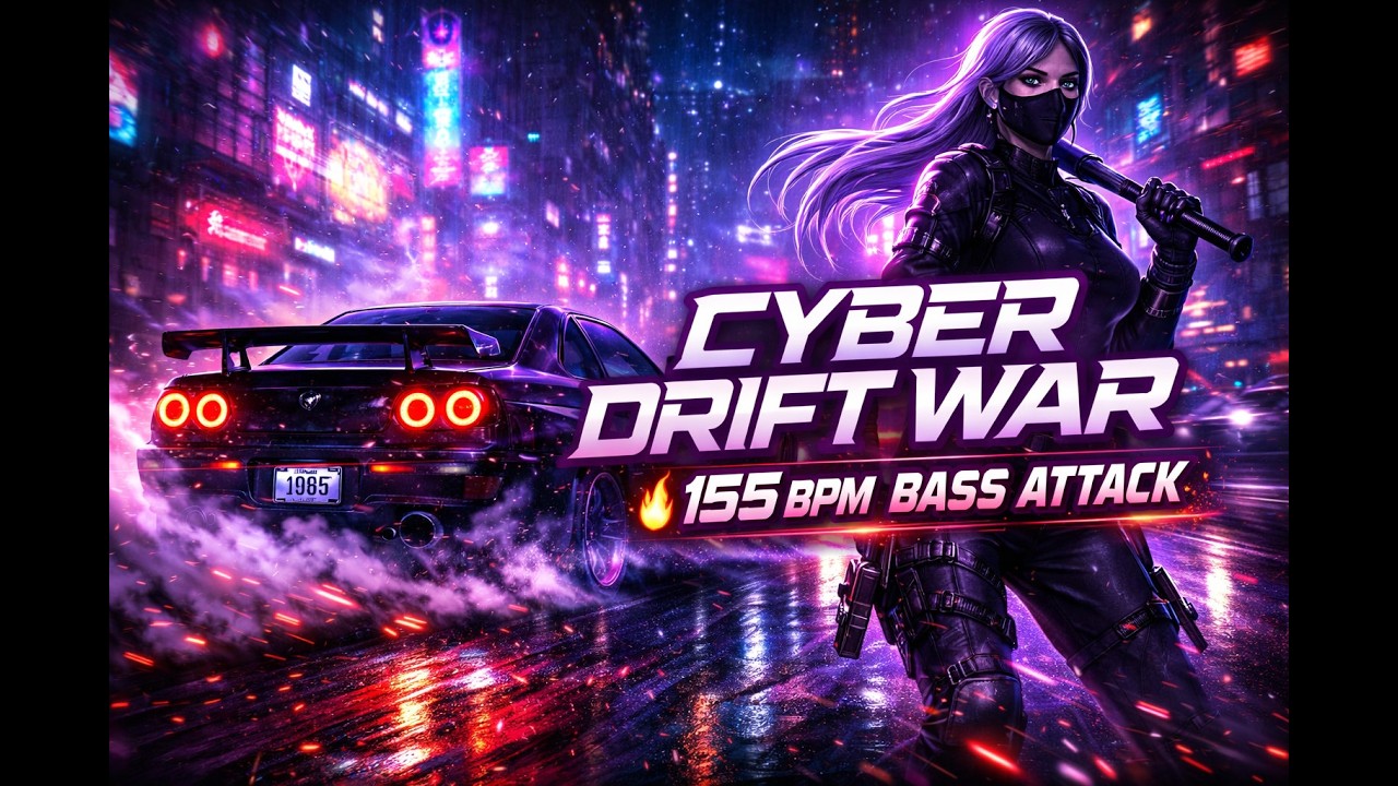 CYBER DRIFT WAR 🔥 155 BPM BASS ATTACK
