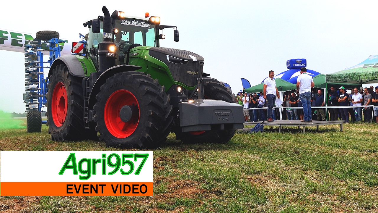 FENDT 1000 VARIO TOUR 2016 in ITALY - OFFICIAL VIDEO PRESENTATION, 4x FENDT and LEMKEN | EventVideo