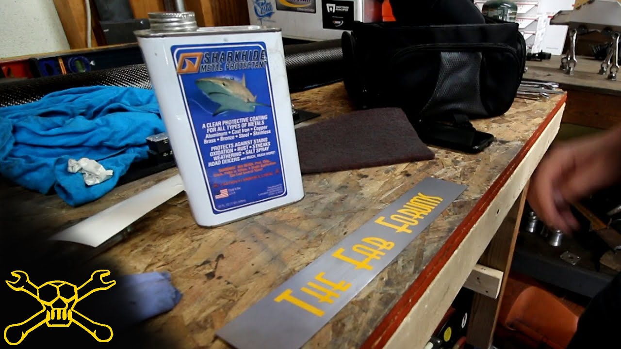 Sharkhide Metal Protectant Test