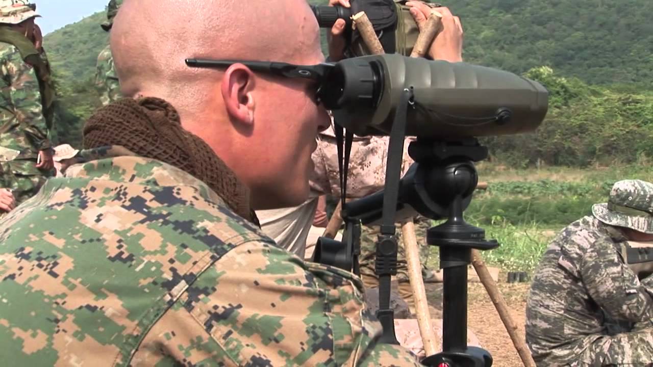Marine Recon and Scout Snipers Train Marksmanship with Thai and Korean Special Forces