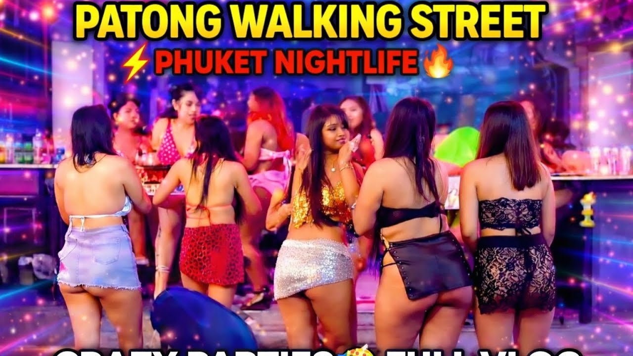 4k Patong Walking Street Phuket Night Life #vidoes