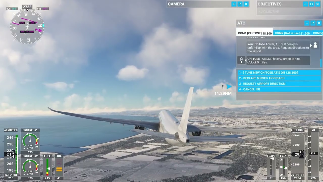 Microsoft Flight Simulator 2020 |  A330neo landing at New Chitose Airport